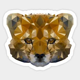 Cheetah Cub Sticker